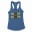 Neenga Romba Sappaa Phigru Women's Racerback Tank in Solid Royal Color